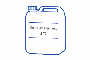 Перекись водорода 37% техническая медицинская