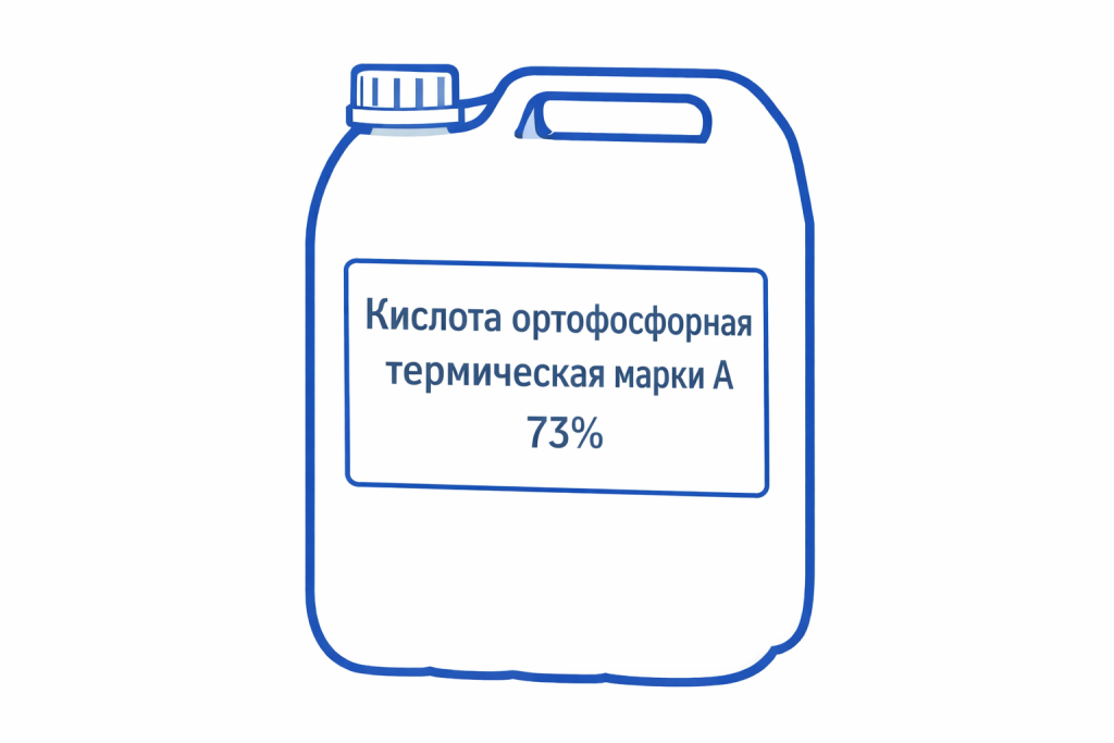Кислота ортофосфорная термическая марки А 73%