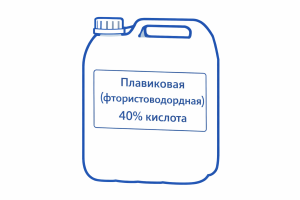Плавиковая (фтористоводородная) 40% кислота