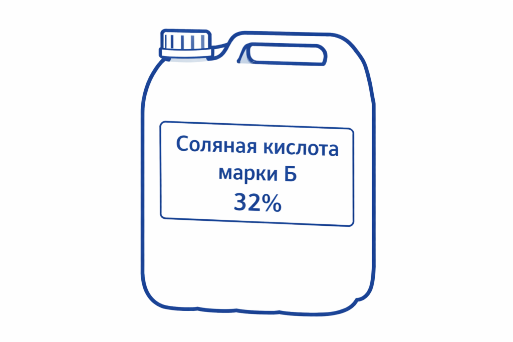 Соляная кислота марки Б техническая
